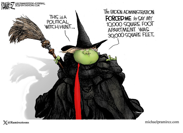 Michael Ramirez for Feb 19, 2024