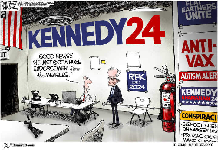 Michael Ramirez for Mar 31, 2024