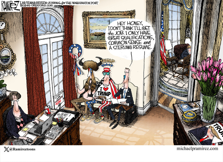 Michael Ramirez for Nov 22, 2024
