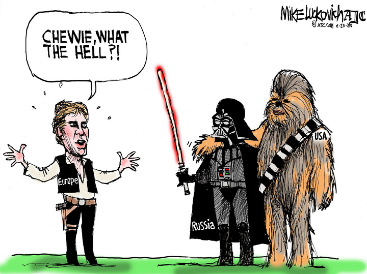 Mike Luckovich for Feb 23, 2025