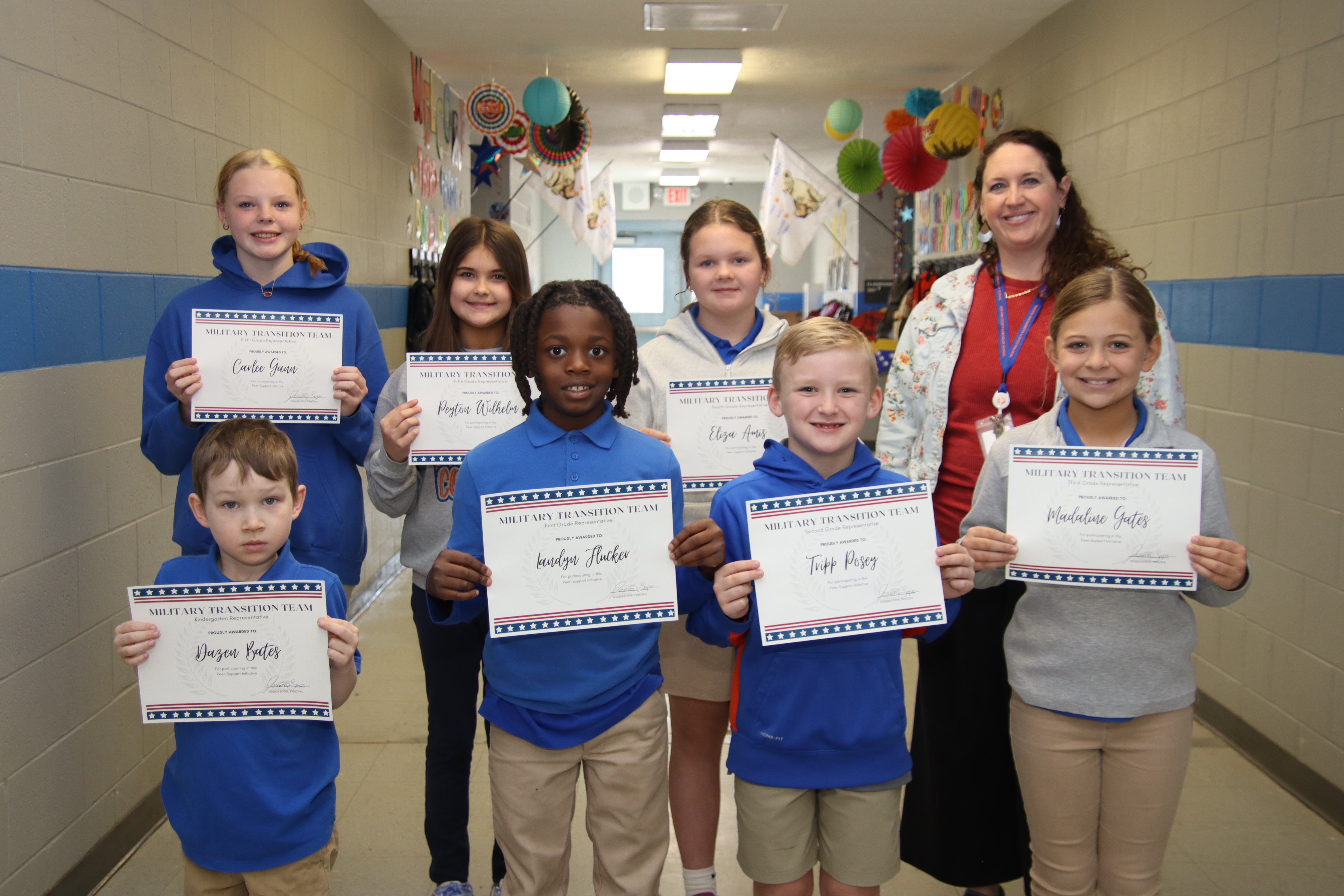 Cougar news elementary military transition team