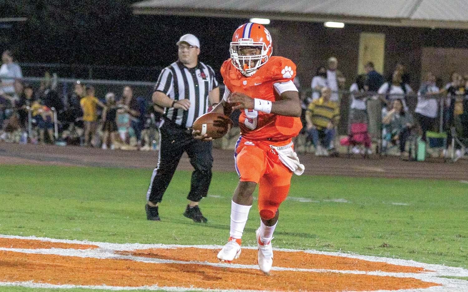 Damon Mapp scrambles for a first down. | Brent Maze