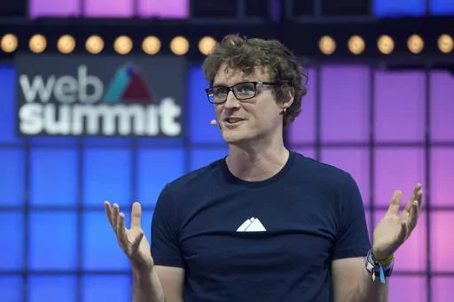 Paddy Cosgrave, CEO and founder of Web Summit, speaks at the Web Summit technology conference in Lisbon on Nov. 1, 2021. The fallout from the Israel-Hamas war has spilled into workplaces everywhere, as top leaders of prominent companies weigh in with their views and workers complain of their own voices not being heard. Backlash has been swift, including to a tweet from Cosgrave suggesting that Israel was committing war crimes. (AP Photo/Armando Franca, File)