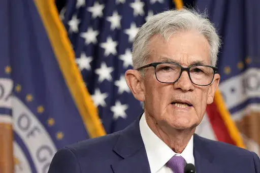 Federal Reserve Chair Jerome Powell speaks during a news conference at the Federal Reserve in Washington, May 1, 2024. (AP Photo/Susan Walsh, File)