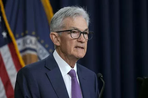 Federal Reserve Board Chair Jerome Powell speaks during a news conference at the Federal Reserve in Washington, Wednesday, May 1, 2024. (AP Photo/Susan Walsh)