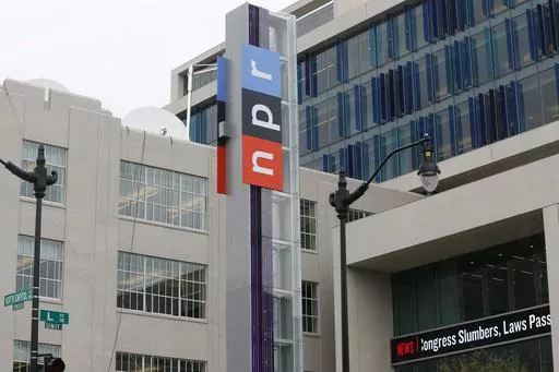The headquarters for National Public Radio (NPR) stands on North Capitol Street on April 15, 2013, in Washington. Elon Musk threatened to reassign NPR’s Twitter account to “another company,” according to the non-profit news organization, in an ongoing spat between Musk and media groups since his $44 billion acquisition of Twitter last year. (AP Photo/Charles Dharapak, File)