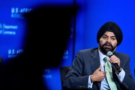 Ajay Banga, then-president and CEO of MasterCard, speaks during the U.S. Africa Business Forum during the U.S. Africa Leaders Summit in Washington, Aug. 5, 2014. The incoming president of the World Bank was born in India and forged his early business success there, a fact supporters say gives Banga valuable insight into the challenges faced by the developing countries the bank is supposed to help. (AP Photo/Jacquelyn Martin, File)