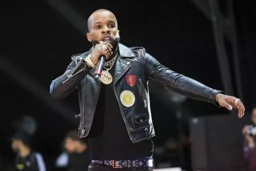 Rapper Tory Lanez performs at HOT 97 Summer Jam 2018 at MetLife Stadium in East Rutherford, N.J. Three years have passed since hip-hop superstar Megan Thee Stallion was shot multiple times by rapper Lanez in Los Angeles following a summer pool party at the home of Kylie Jenner. On Monday, Aug. 7, 2023, Lanez is scheduled to be sentenced, following his December conviction on three felony charges. (Photo by Scott Roth/Invision/AP, File)