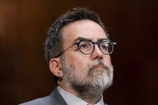Arturo Bejar, former Facebook employee and consultant for Instagram, testifies before the Senate Judiciary Subcommittee on Privacy, Technology, and the Law during a hearing to examine social media and the teen mental health crisis, Tuesday, Nov. 7, 2023, on Capitol Hill in Washington. (AP Photo/Stephanie Scarbrough)