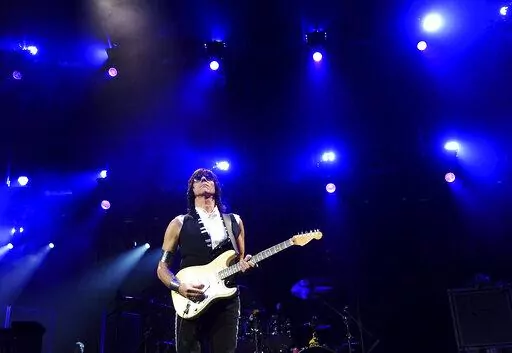Guitarist Jeff Beck performs in concert at Madison Square Garden on Feb. 18, 2010 in New York. Beck, a guitar virtuoso who pushed the boundaries of blues, jazz and rock ‘n’ roll, influencing generations of shredders along the way and becoming known as the guitar player’s guitar player, died Tuesday, Jan. 10, 2023, after “suddenly contracting bacterial meningitis,” his representatives said in a statement released Wednesday. He was 78. (AP Photo/Evan Agostini, File)