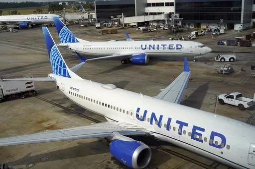 A United Airlines plane is pushed from the gate at George Bush Intercontinental Airport, Aug. 11, 2023, in Houston. United Airlines is making changes for passengers with wheelchairs after a government investigation into a complaint by a disability-rights advocate. United and the Transportation Department said Thursday, Sept. 28 2023 that the airline will add a tool on its website to help consumers find flights that can accommodate their wheelchairs. Cargo doors on some planes are too small to lo