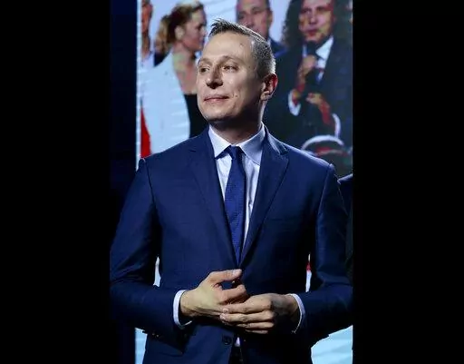 Polish Senator Krzysztof Brejza in Warsaw, on the night of parliamentary elections, Oct. 13, 2019. Amnesty International said Thursday Jan. 6, 2022, that its has independently confirmed that powerful spyware from the Israeli surveillance software maker NSO Group was used to hack Polish senator, Krzysztof Brejza, multiple times in 2019 when he was running the opposition’s election campaign to unseat the right-wing government. The senator, Krzysztof Brejza, and two other government critics, Roma