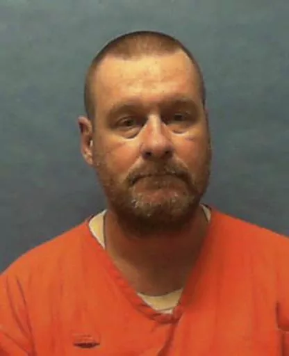 This booking photo provided by the Florida Department of Corrections shows Michael Duane Zack III. Zack, the man convicted of killing two women he met at beach bars in the Florida Panhandle in 1996, is set to be executed under a death warrant signed Thursday, Aug. 17, 2023, by Republican Gov. Ron DeSantis. (Florida Department of Corrections via AP)