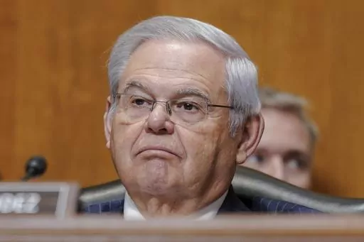 Sen. Bob Menendez, D-N.J., listens during a Senate Foreign Relations Committee hearing, Thursday, Dec. 7, 2023, on Capitol Hill in Washington. As Democratic Party leaders have called on Bob Menendez to resign amid a federal corruption case against him, a field of robust primary challengers has already emerged has begun to win significant support from county party officials. (AP Photo/Mariam Zuhaib, File)
