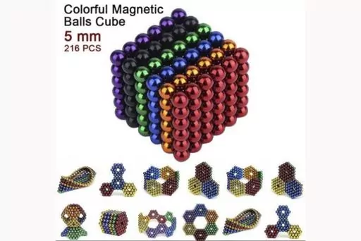 This image provided by the U.S. Consumer Product Safety Commission shows a Relax 5mm Science Kit. On Friday, Dec. 29, 2023, the agency recalled the toys, sold at Walmart.com, which contain powerful magnetic balls that could pose a hazard to children if swallowed and exceed federal standards for their magnetic strength. (U.S. Consumer Product Safety Commission via AP)