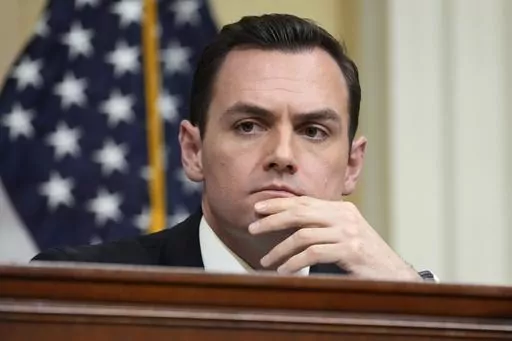 Chairman Rep. Mike Gallagher, R-Wis., listens during a hearing of a special House committee dedicated to countering China, on Capitol Hill, Feb. 28, 2023, in Washington. Members of Congress are raising alarms about what they see as America's failure to compete with China in biotechnology, with risks to U.S. national security and commercial interests. But as the countries' rivalry expands into the biotech industry, some say that shutting out Chinese companies would only hurt the U.S. (AP Photo/Al