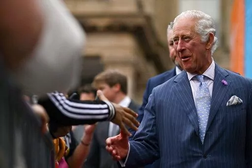 Britain's Prince Charles visits the Festival Site at Victoria Square before the opening ceremony of the Commonwealth Games, in Birmingham, England, Thursday July 28, 2022. Britain’s Prince Charles is facing more questions over his charities after a newspaper reported that one of his funds accepted a 1 million-pound ($1.2 million) donation from relatives of Osama bin Laden. The Sunday Times reported that the Prince of Wales’s Charitable Fund received the money in 2013 from Bakr bin Laden and 
