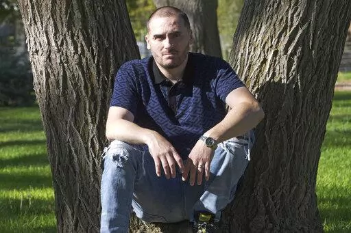 Weldon Angelos poses for a photograph Saturday, Oct. 8, 2022, in West Jordan, Utah.  President Joe Biden’s executive action pardoning Americans with federal convictions for simple marijuana possession will benefit thousands of people by making it easier for them to find housing, get a job or apply to college. Angelos, whose 2003 federal case for selling $300 worth of marijuana to a confidential informant in Utah got him sentenced to 55 years in prison, said he knows many people who will benefi